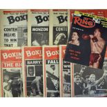 1980s 'Boxing News' Magazine/Newspapers a selection of 9 issues to include 1983 No.44 and 46, 1985