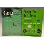Adams, Robert and Chick Evans Golf Books (2) - Adams, Robert W -"Timing Your Golf Swing - Adams Golf