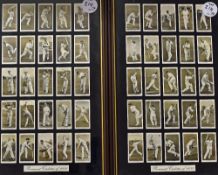 Ogdens Cricket Cigarette Cards to include 'Prominent Cricketers of 1938' framed includes 50x