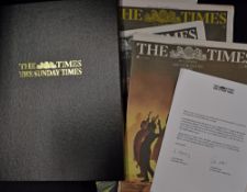 2012 Olympic Newspapers - 'The Times and The Sunday Times' selection of Newspapers with contents