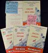 Hockey - All England Women's Hockey Association 1959 England v South Africa Programme and Ticket