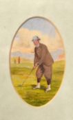Hopkins, Major F.P. (After) - (1830-1913) - watercolour of Mr Brown Westward Ho! - see Henderson and