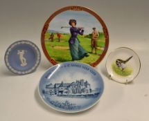Interesting collection of bone China golf plates (4)-Royal Ulster Golfing Collection "Ladies Day"