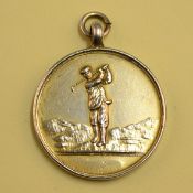 1950 The News of The World silver golf medal - and embossed on the reverse "The Artisans Golfers
