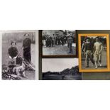 Interesting collection of golfing photographs from 1948 - incl Norman Von Nida and Gerry De Wit at