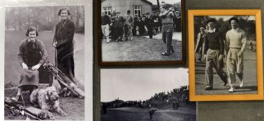 Interesting collection of golfing photographs from 1948 - incl Norman Von Nida and Gerry De Wit at