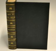 Darwin, Bernard - "Out of The Rough" 1st ed c.1930 - rebound in full leather with ribbed gilt titled