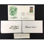 3x US Major Golf Champions autographs from the 1930's onwards to incl A Lawson Little (1940 US
