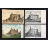 4x various St Andrews Grand Hotel and 18th Green Old Course golfing postcards from the early 1900