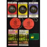 Collection of Masters Golf Tournament Entrance Tickets from 1978 onwards (7) - 2x 1978 Masters for