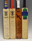 Selection of Signed Miniature Cricket Bats including 2x Hampshire Signed bats both with the