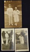 Wimbledon Champion Suzanne Lenglen (1899-1938) Candid Photographs to include one with Francis Marion