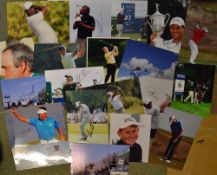 20 x Major, Ryder Cup and other well-known golfers signed press photographs - major winners Bob