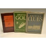 Darwin, Bernard (3) - "British Golf - Britain in Pictures Series" 1st ed 1946 and "British Clubs -