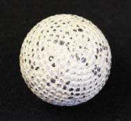 Early and scarce Agrippa 27 1/2 bramble pattern guttie golf ball c.1886 onwards - with good pole