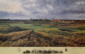 Hartough, Linda (After) signed: "1993 Open Golf Championship - The 17th Hole - Royal St Georges Golf