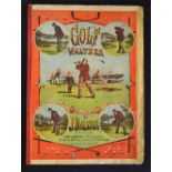 Early Vic decorative golf sheet music with Musselburgh Links scene to the cover c1880/90s - titled