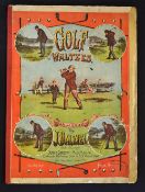 Early Vic decorative golf sheet music with Musselburgh Links scene to the cover c1880/90s - titled