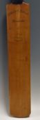 1939 West Indies v England Signed Cricket Bat a 'Tyldesley & Holbrook - Manchester' marked bat