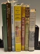 Collection of good mid c.20th golf books all with dust jackets one signed (7) - Henderson and