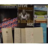 Rowing Ephemera to include 1959 Oxford v Cambridge Programme and a double programme for Rowing and