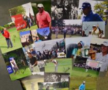 20 x Major, Ryder Cup and other well-known golfers signed press photographs - major winners Hale