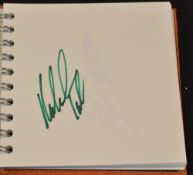 2008 Open and Senior Open Golf Championship signed autograph book signed by 38 players- include Greg