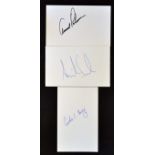 Arnold Palmer US Open, Open and Masters Golf Champion signed card - ideal for framing - first golf