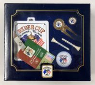 1993 Ryder Cup Golf gift box and Daily Admission Ticket - Official 1993 Johnnie Walker sponsors