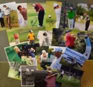 20 x Major, Ryder Cup and other well-known golfers signed press photographs - major winners Fred