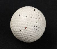 Rare and early Forth Rubber Company Edinburgh Bramble pattern guttie golf ball c.1890 - with good