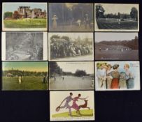 Mixed Tennis Postcard Selection with a variety of cards, depicting 'St Mark's College Chelsea', '