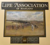 Brown, Michael James (1853-1947) 1916 Life Association of Scotland Coloured Golfing Calendar