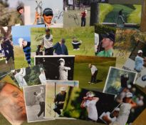 20 x Major, Ryder Cup and other well-known golfers signed press photographs - major winners Jim