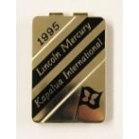 1995 Lincoln-Mercury Kapalua International Golf Champion enamel money clip - made for the
