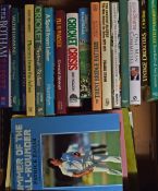 Selection of Assorted Cricket Books to include Vintage Cricketers, The Botham Report, Cricket