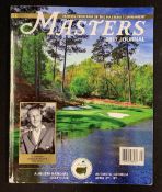 2017 U.S Masters profusely signed golf programme (Journal) - played Augustus National Golf Club