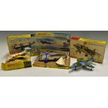 Dinky Toys Diecast Models 724 Sea King Helicopter in blue and white, with instructions, inner