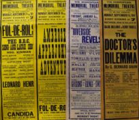 Selection of 1930/40s 'The Shakespeare Memorial Theatre' Playbills a varied selection a good