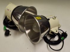 Pair of Interfit Tungsten 3200 Photography Lights comes with two lamps/bulbs (working at time of