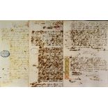 Cuba - 1860s Manuscripts relating to a well -known Cuban family - signed Manuel Hevia, all single