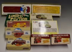 Mixed Corgi Commercial Toys Diecast Models including Bedford OB Coach Southern National (2), West