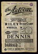 The Autocar July 1913 Magazine - A 180 page Motor car magazine featuring many well illustrated