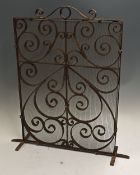 Cast Iron Fire Screen measures 51x70cm approx. Please note: Collection only