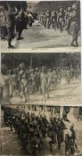 India & Punjab - Sikh Marching in France WWI Postcard Three vintage French postcards showing Sikh