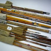 Fishing Tackle - Selection of Various Fishing Rods to include Millwards, BRC, AE Rudge & Son 'The