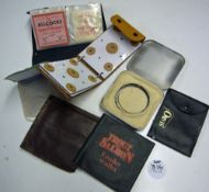 Fishing Tackle - Various Fishing Wallets and Cast Holders to include Allcocks nylon gut hooks, etc.