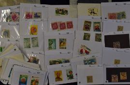 Quantity of Chinese Stamps a mixed variety includes Sinkiang, Szechwan Province, Elanor Roosevelt,