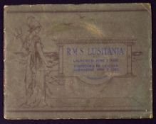 R.M.S. Lusitania Memoriam Souvenir Publication Circa late 1915 a 28 page publication with 12 full