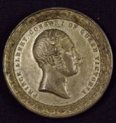 Crystal Palace Exhibition, Hyde Park. 1851. Very Large Medallion - Obverse; Bust of Prince Albert.